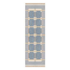 Layered - Alfombra de lana Ruth, diseño röllakan | Azul
