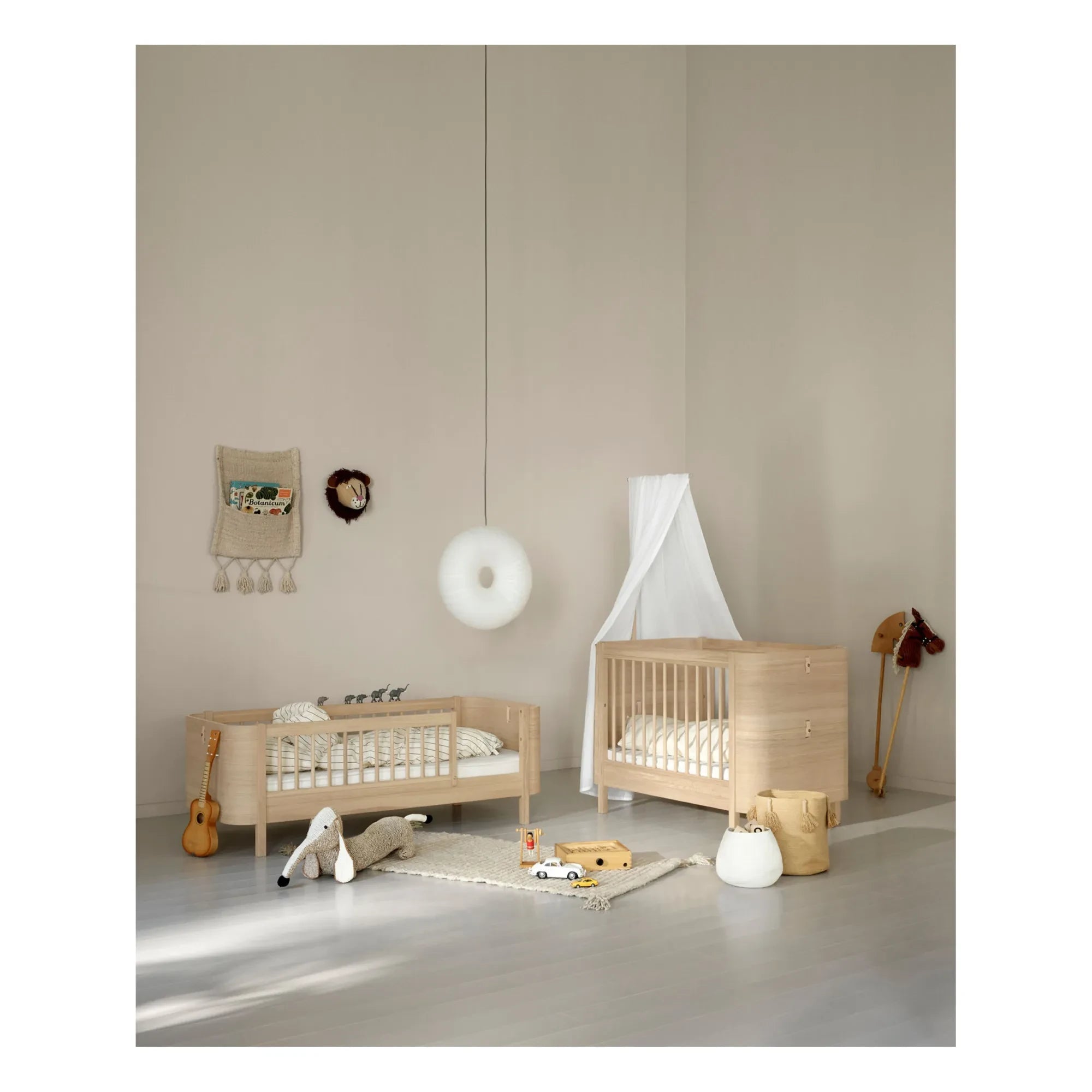 Oliver Furniture - Wood Mini+ Cuna y kit Junior | Roble