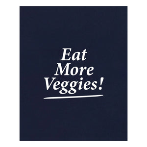 Sporty & Rich - Sudadera Eat More Veggies | Azul Marino