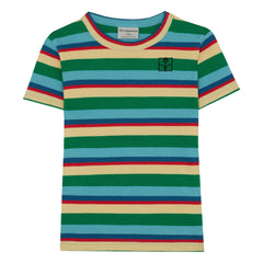 The Campamento - Camiseta Acanalada Rayas | Azul