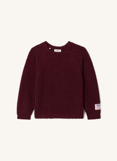 American Vintage - Suéter de lana trenzada Cyrow | Burdeos