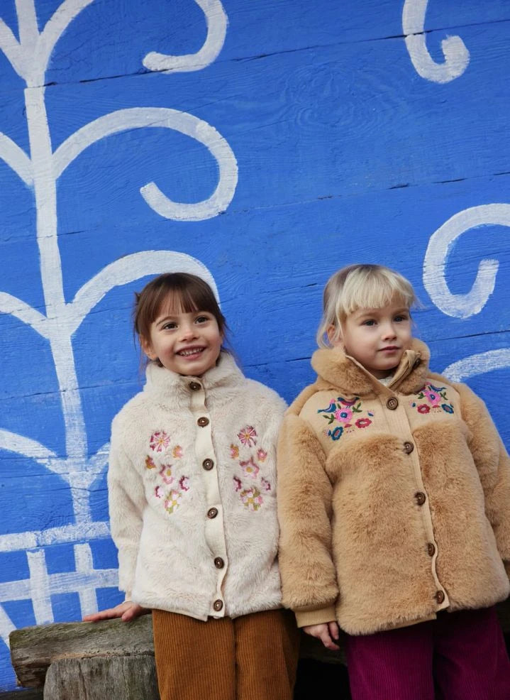 Louise Misha - Chaqueta Rosinna efecto piel | Crema