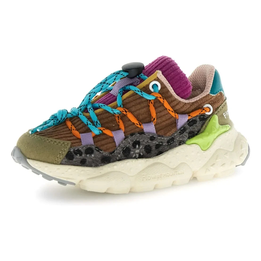 Flower Mountain - Zapatillas Raikiri Junior | Verde oliva