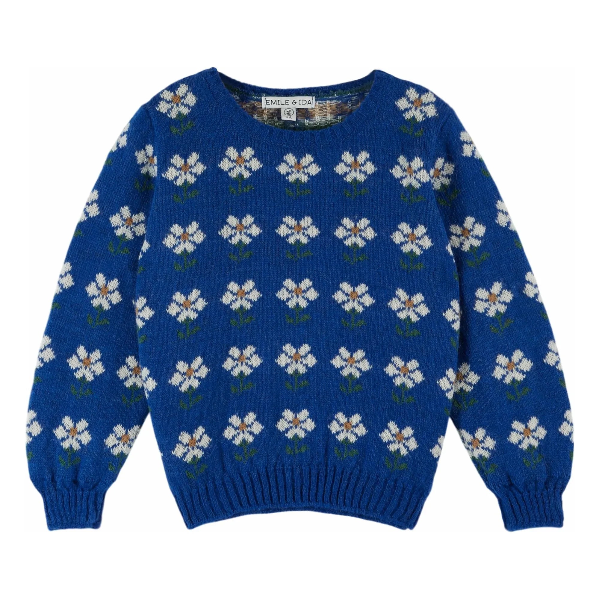 Emile et Ida - Jersey de lana Marguerite | Azul real