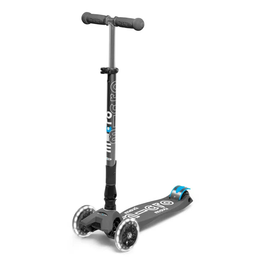Micro - Maxi Scooter Plegable LED | Gris