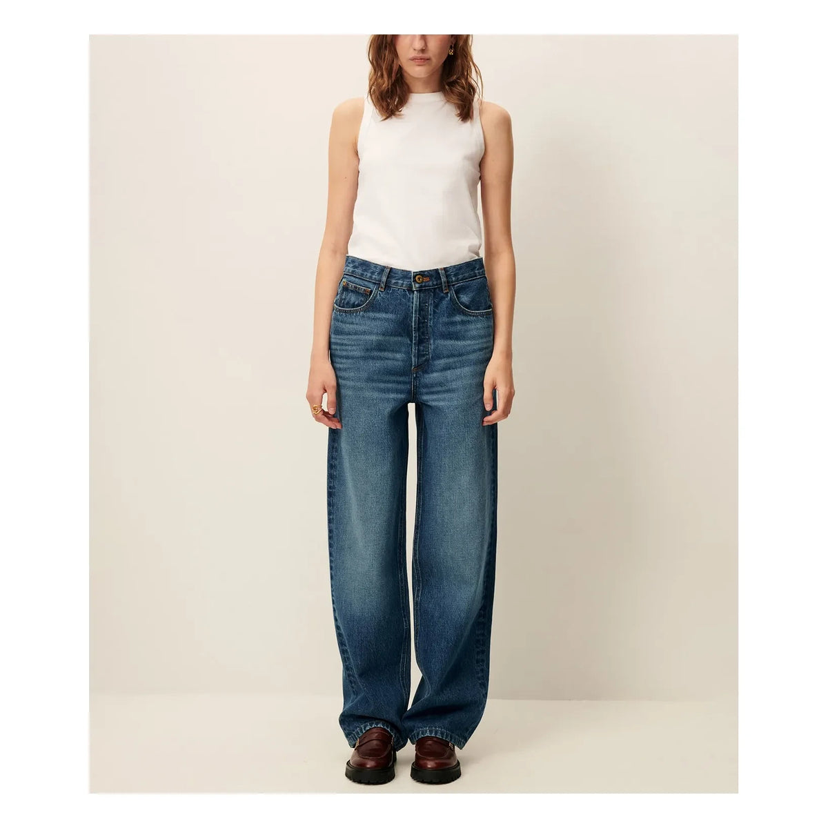 Sessùn - Jeans de Algodón Orgánico Bagur | Azul