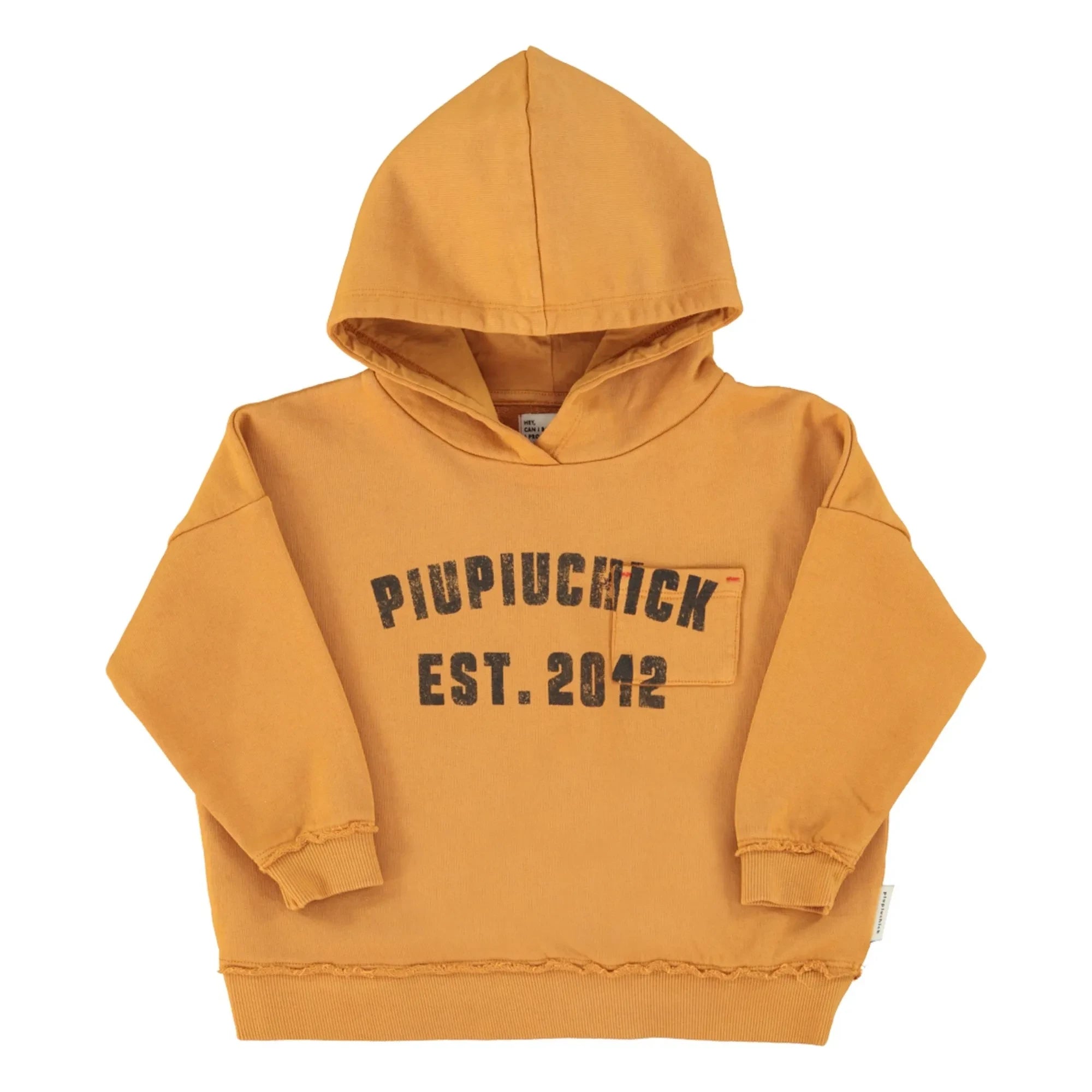 Piupiuchick - Sudadera de algodón orgánico Est 2012 | Camel