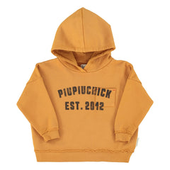 Piupiuchick - Sudadera de algodón orgánico Est 2012 | Camel