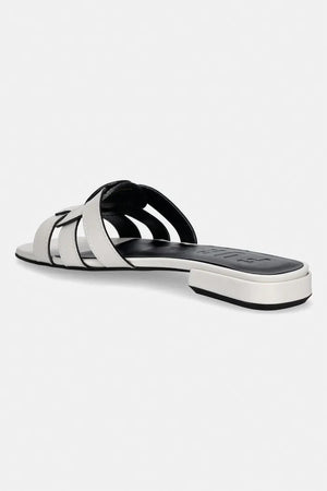 Chanclas de cuero Furla Summer para mujer