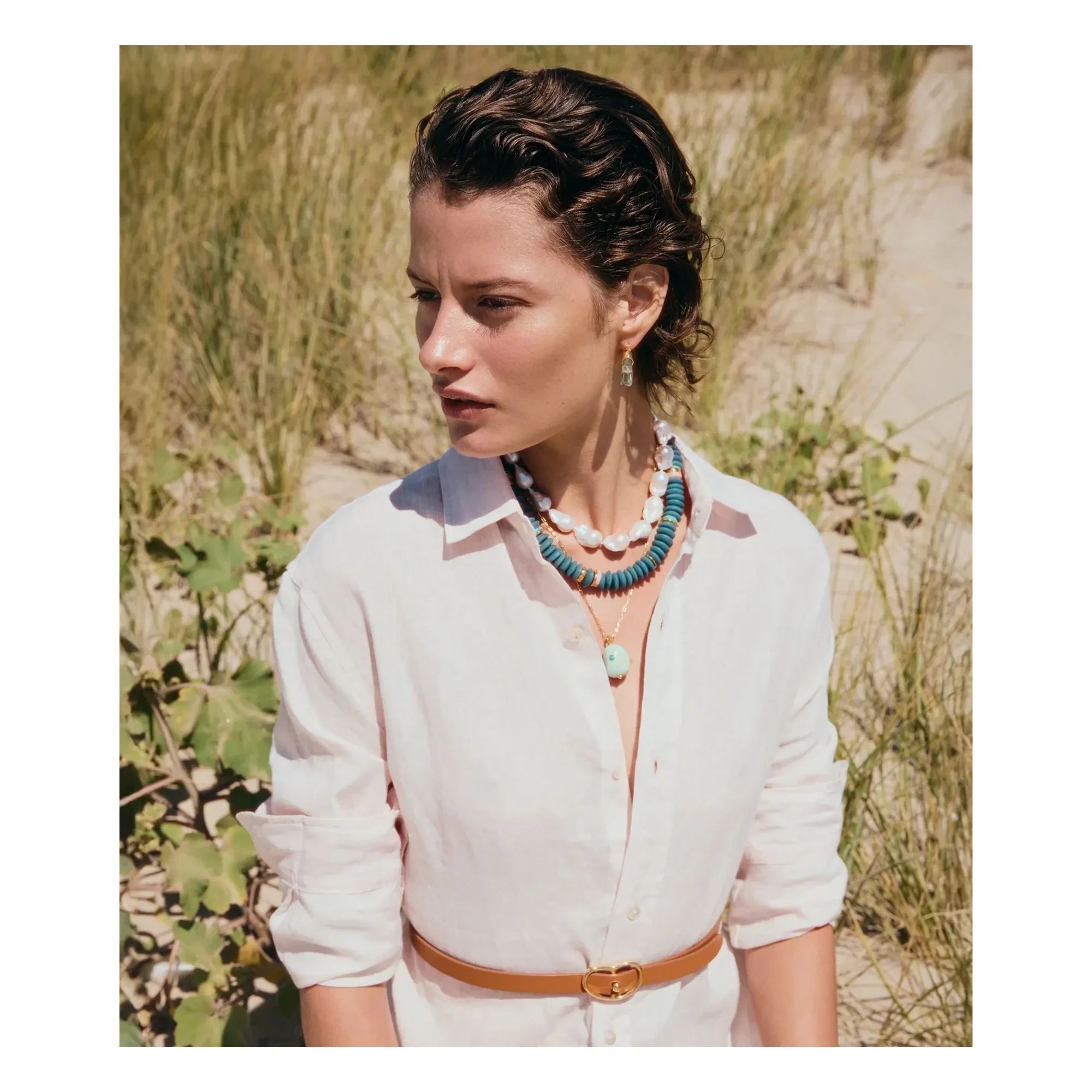 Lizzie Fortunato - Collar Darya | Azul