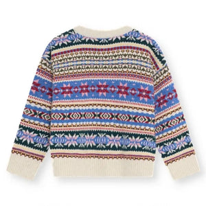 la nueva sociedad - Chaqueta Caia Jacquard hecha con fibras recicladas | Azul