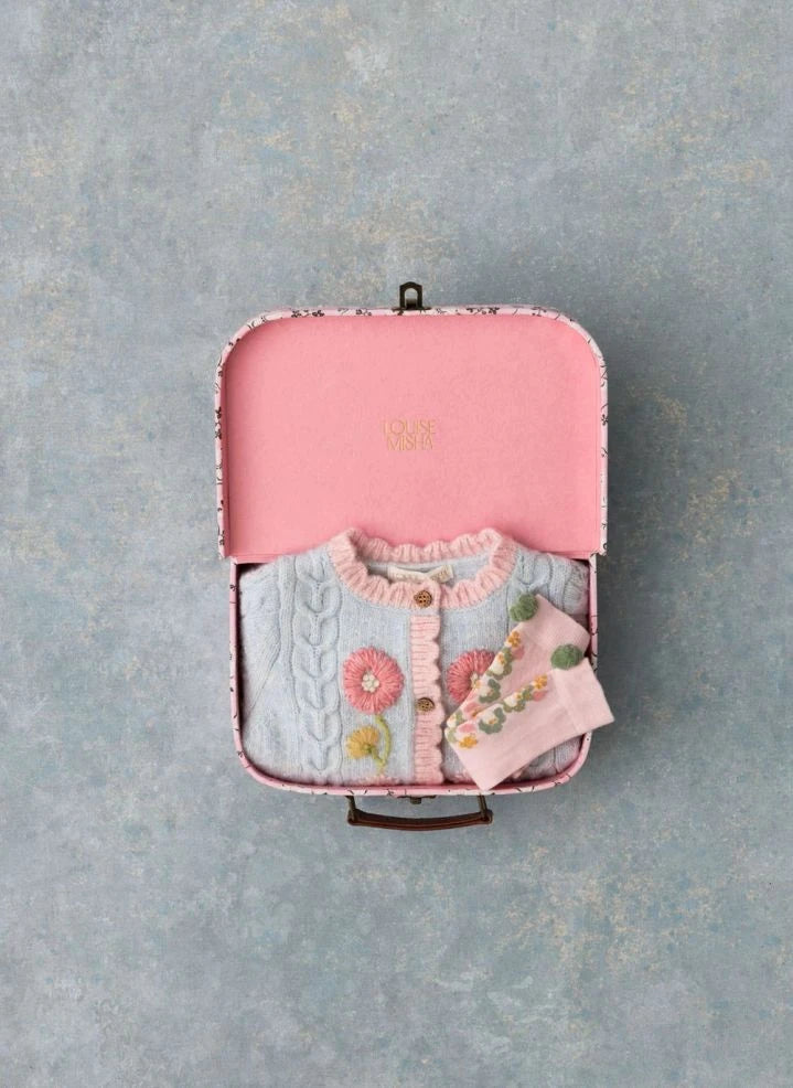 Louise Misha - Caja de almacenamiento Palina | Rosa