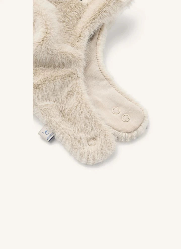 Liewood - Chapka de piel Lillie Rabbit con fibra reciclada | Beige