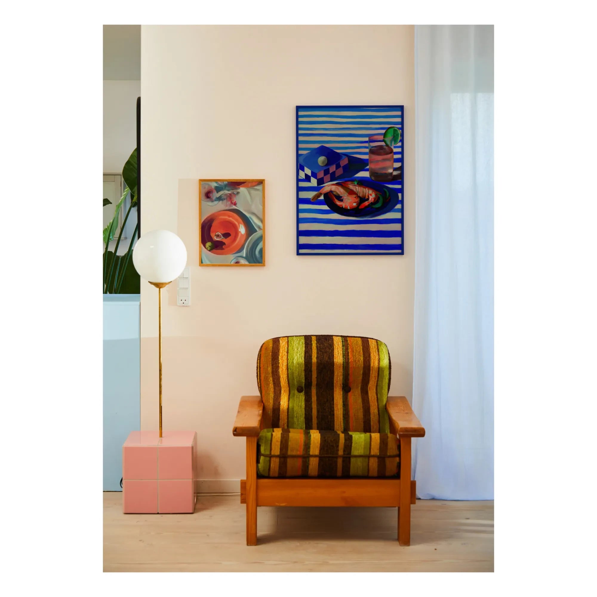 Paper Collective - Póster Fine Dining de Misfitting Things | Naranja