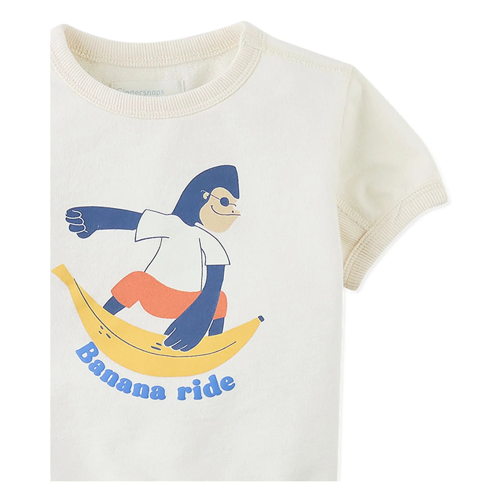 Gingersnaps - Chalice Banana Ride Camiseta Bebé | Blanco