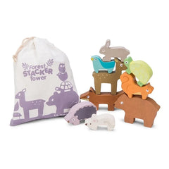 Le Toy Van - Torre apilable de animales del bosque