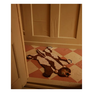 Doing Goods - Alfombra de lana con forma de oso | Marrón