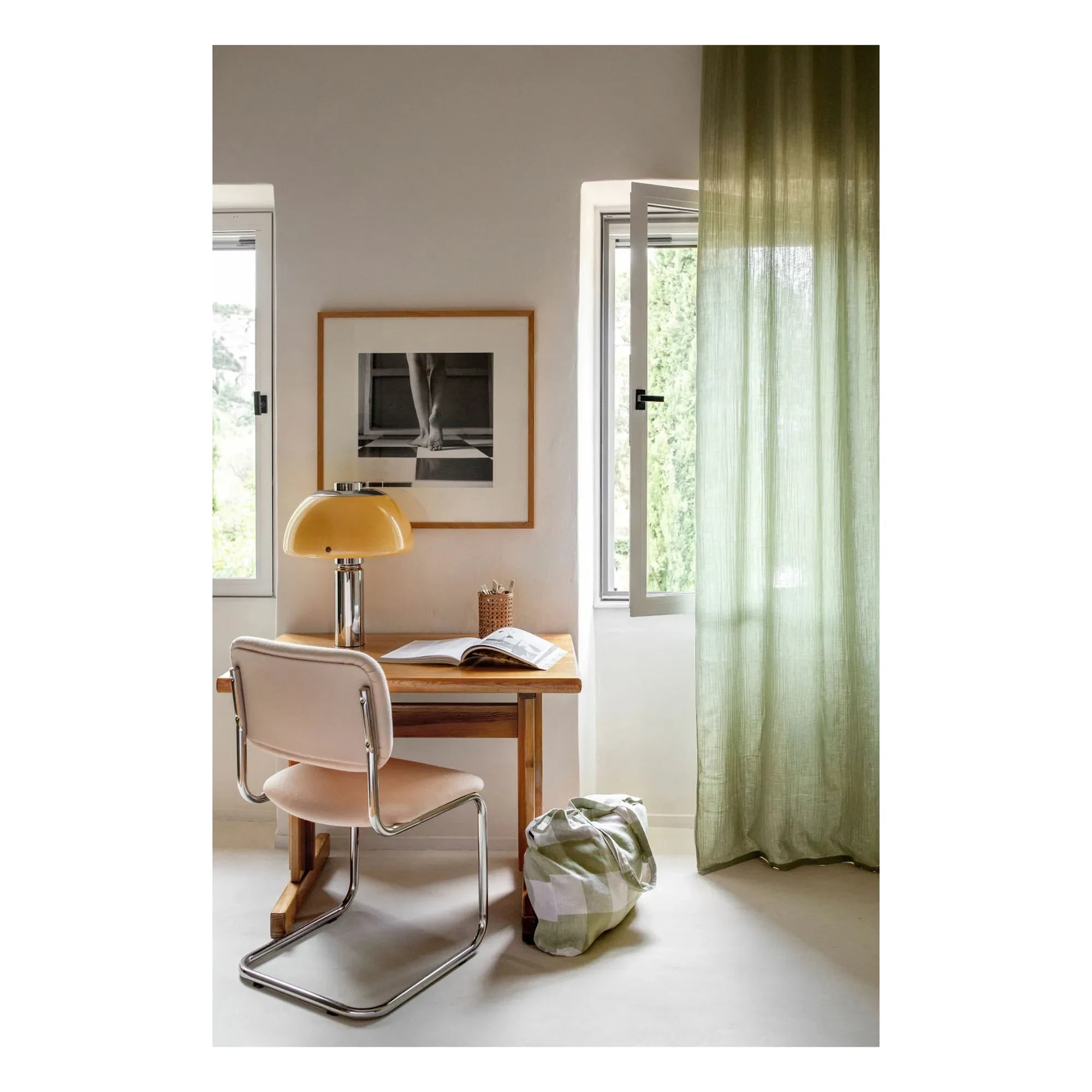 Haomy - Bolso Shopper Palma II | Verde Almendra