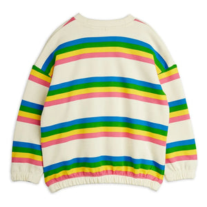 Mini Rodini - Sudadera de rayas de algodón orgánico | Crudo