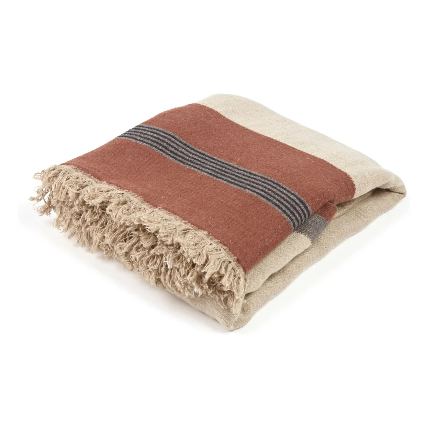 Libeco - Colcha de lino Sienna | Marrón