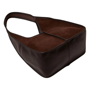 Hereu - Calella Hobo Bag Sweden | Marrón Oscuro