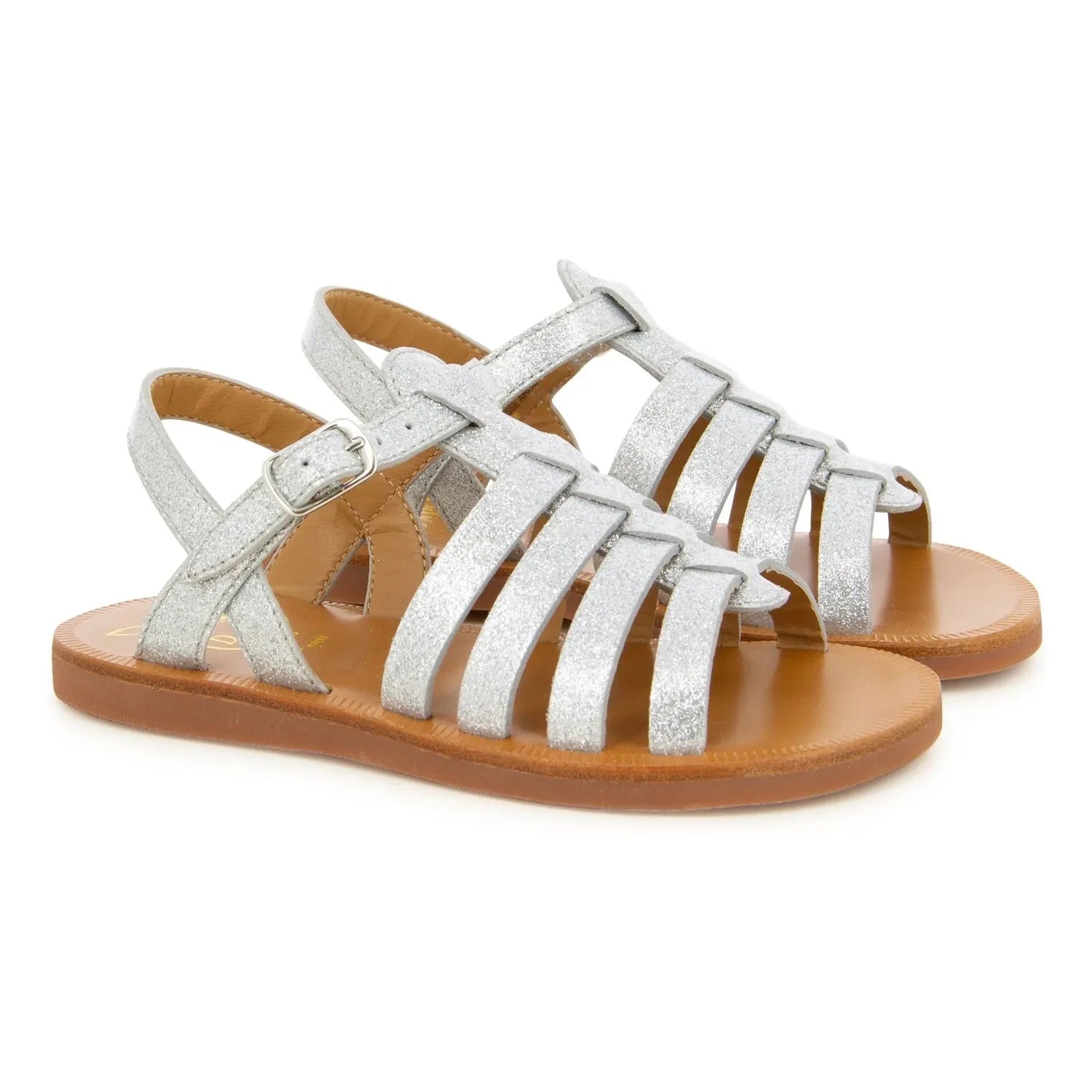 Pom d'Api - Sandalias de tiras Plagette | Plata