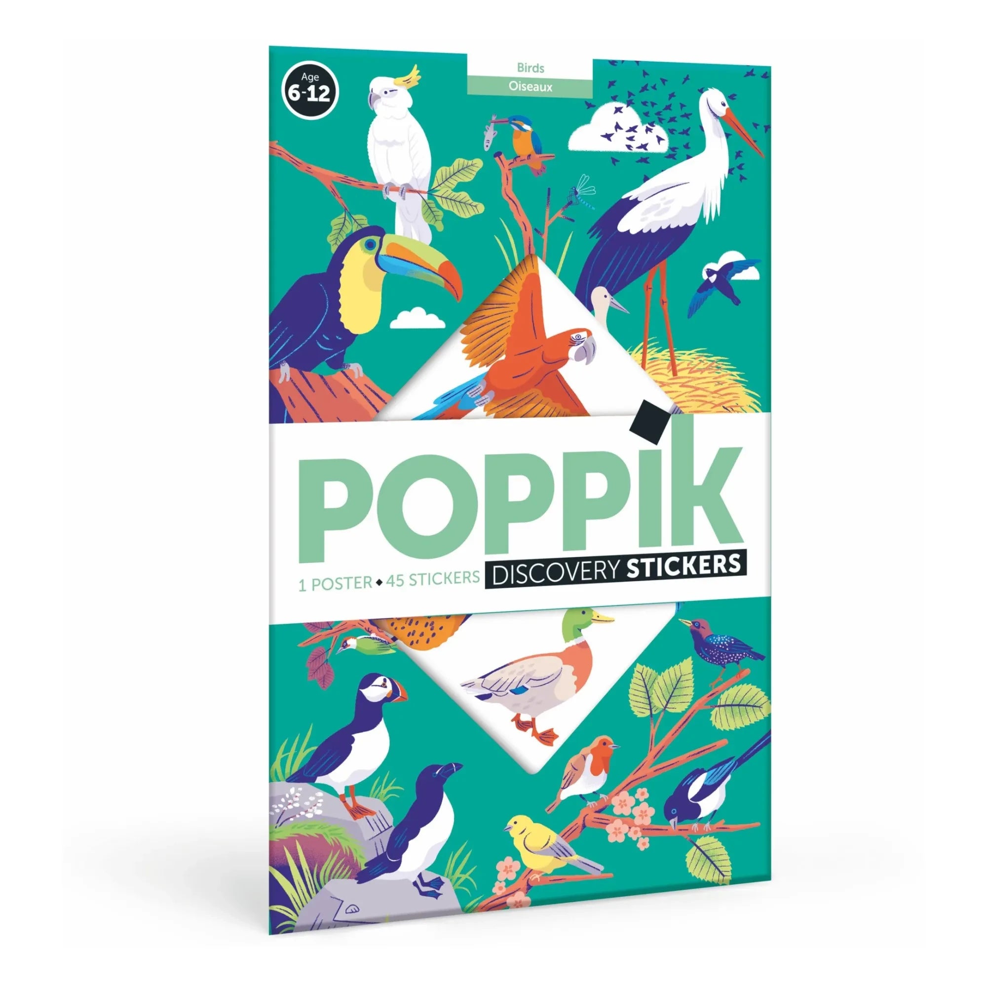 Poppik - Póster y pegatinas de pájaros