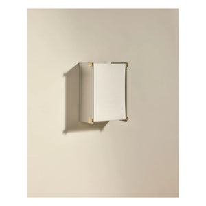 Maison Sarah Lavoine - Lámpara de pared de acero inoxidable cepillado Boxie | Acero
