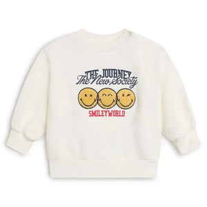 Sudadera The New Society - Baby Smile | Blanca