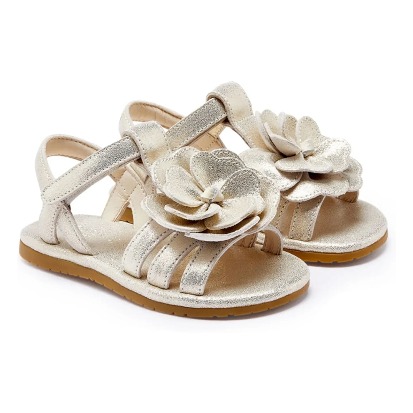 Donsje - Sandalias florales Jiles Fields | Plata