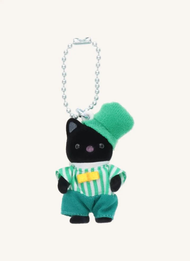 Sylvanian Families - Llaveros de Gato Bicolor - Esmeralda