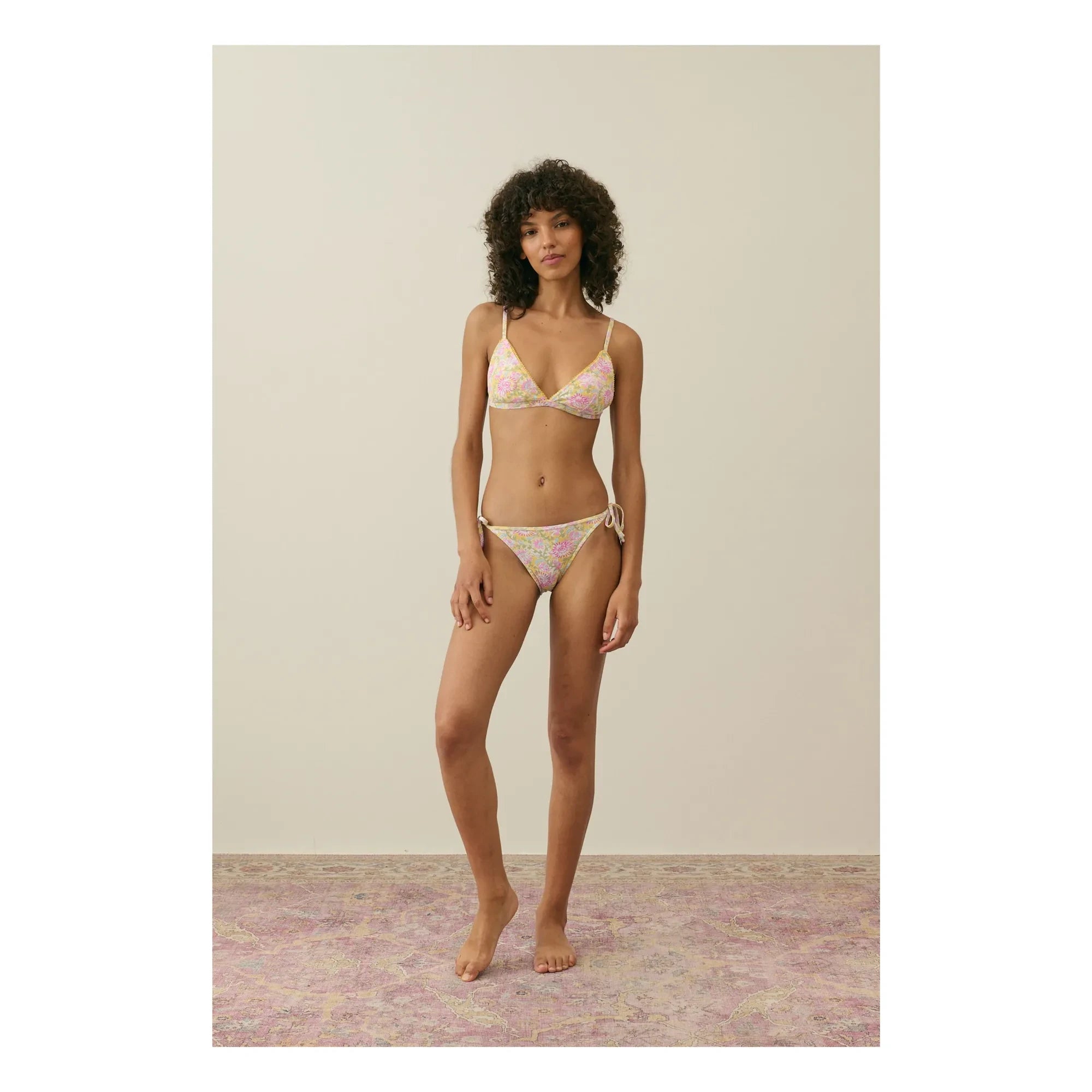 Louise Misha - Parte de abajo de bikini Lenora de fibra reciclada - Colección Mujer | Amarillo