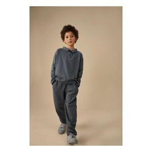 Gray Label - Polo de algodón orgánico | Azul grisáceo