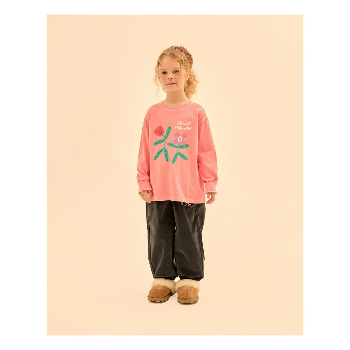 Jelly Mallow - Camiseta con estampado floral | Rosa