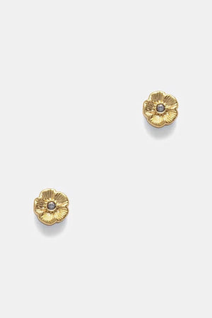Pendientes cúbicos metálicos Coach para mujer