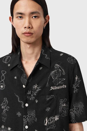 Camisa de lino AllSaints TERRA