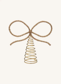 Anna + Nina - "Knot Quite Ordinary" Adorno para el Árbol de Navidad | Oro