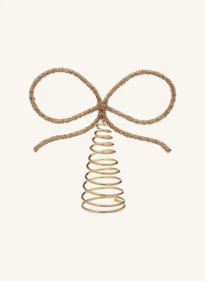 Anna + Nina - "Knot Quite Ordinary" Adorno para el Árbol de Navidad | Oro