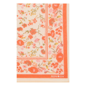 Bonton - Foulard con estampado floral Foulindienne | Rojo