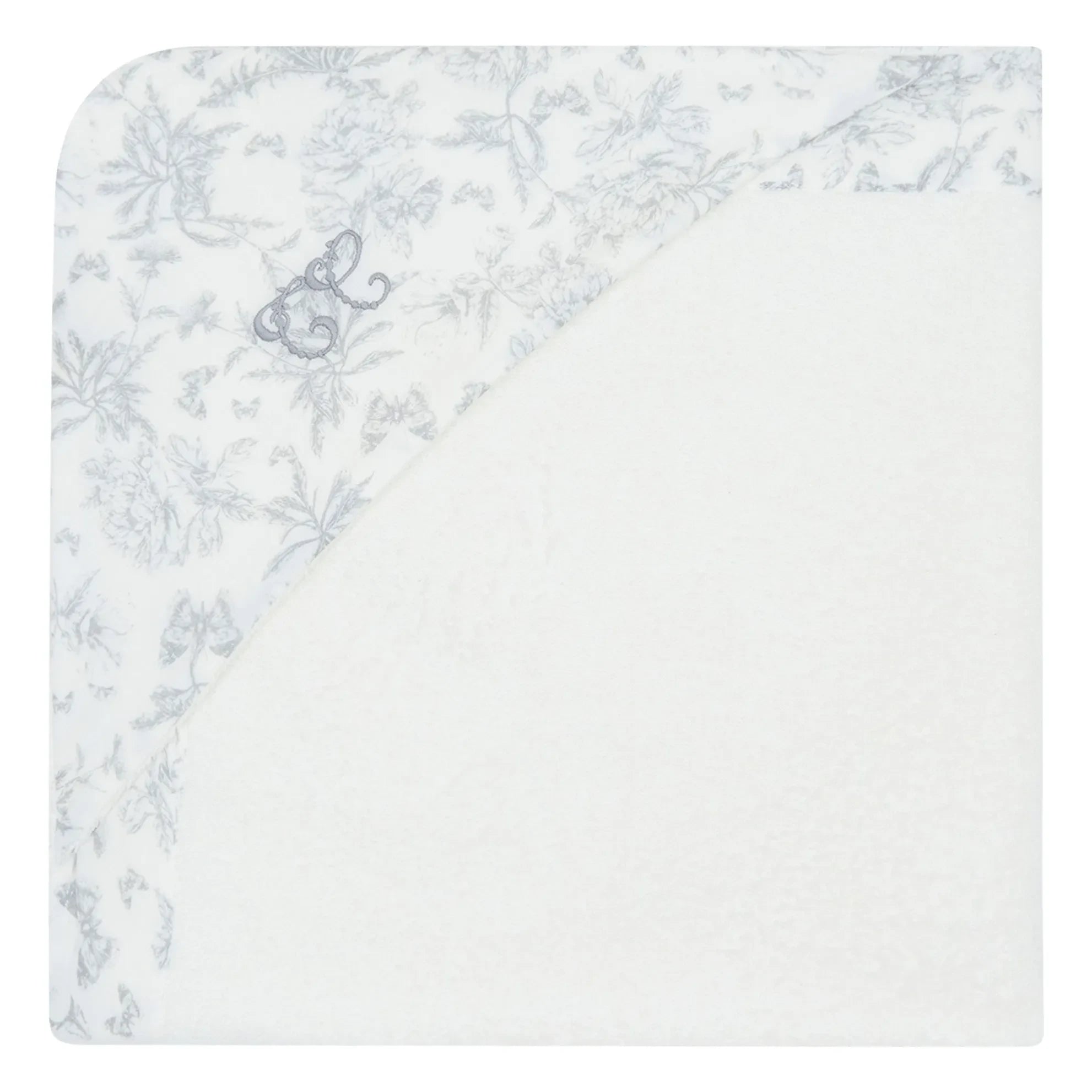 Tartine et Chocolat - Albornoz de bebé Toile de Jouy | Gris