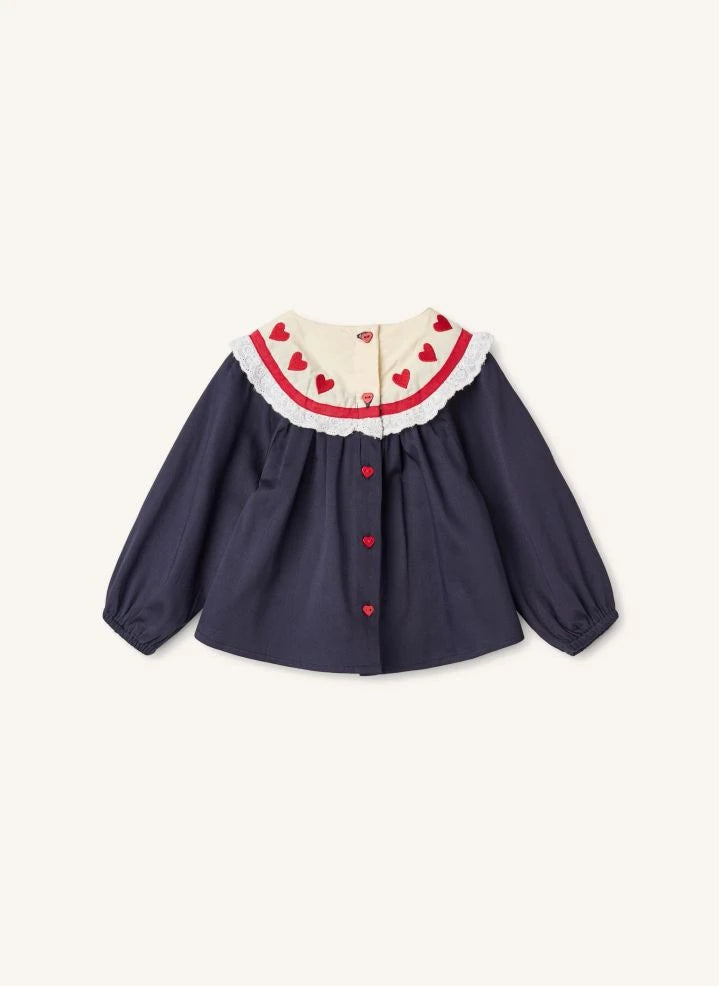 Flöss - Blusa Laney | Azul marino