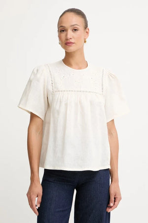 Blusa de lino BACINO Weekend Max Mara para mujer
