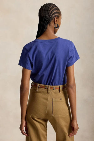 Camiseta básica de algodón Polo Ralph Lauren para mujer