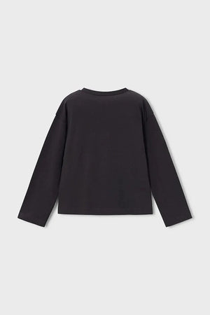 Blusa Mayoral de manga larga de algodón para niña
