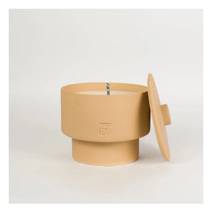 Mon Dada - Vela de exterior con tapa, aroma neutro June Ibiza Three | Terracota