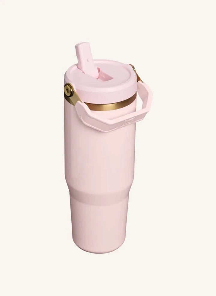 Stanley 1913 - Taza Aislada - IceFlow Flip Straw 2.0 | Rosa