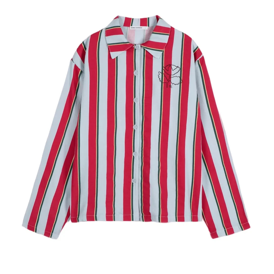 Bobo Choses - Pijama Franela Cuadros Algodón Orgánico | Rojo