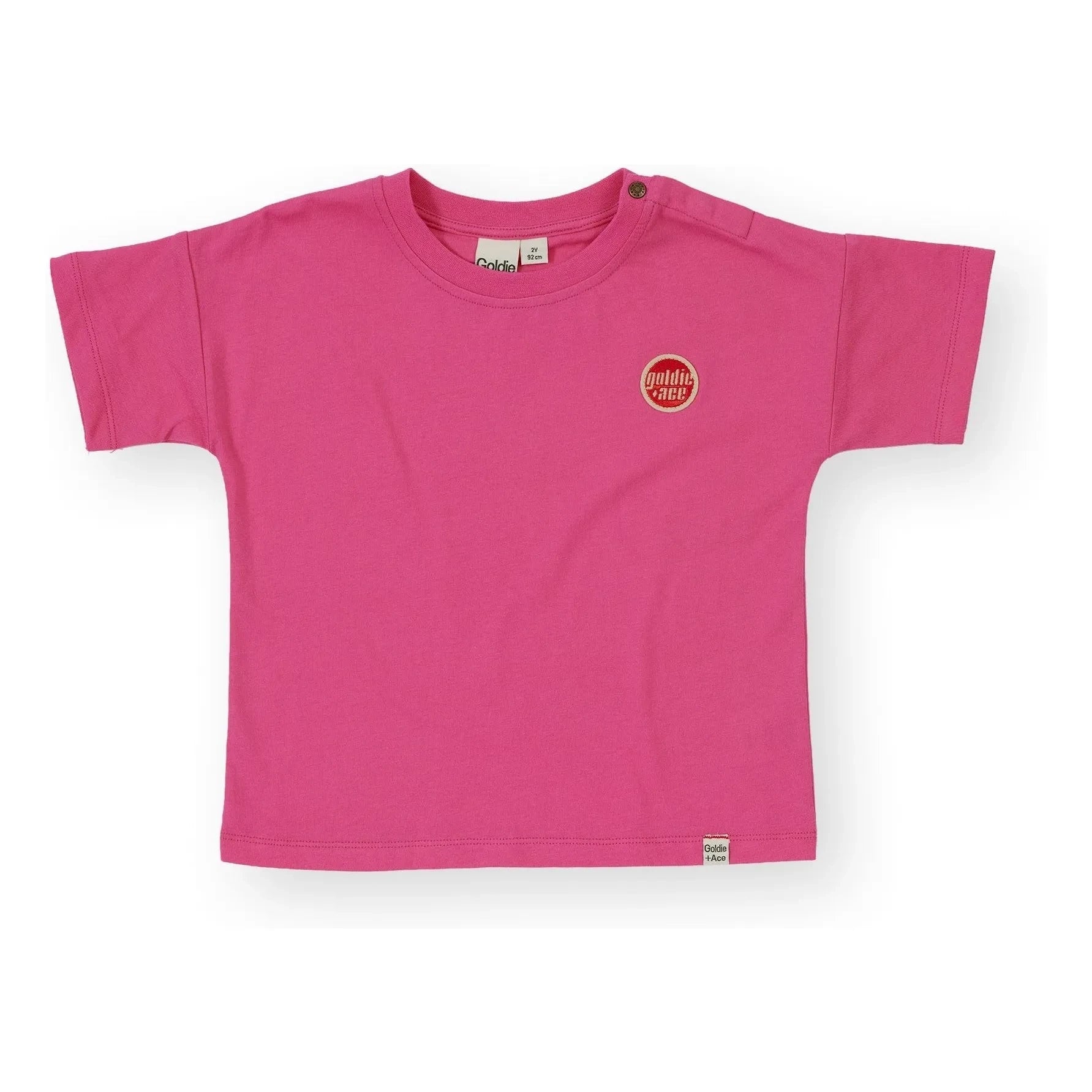 Goldie + Ace - Camiseta con logo | Fucsia