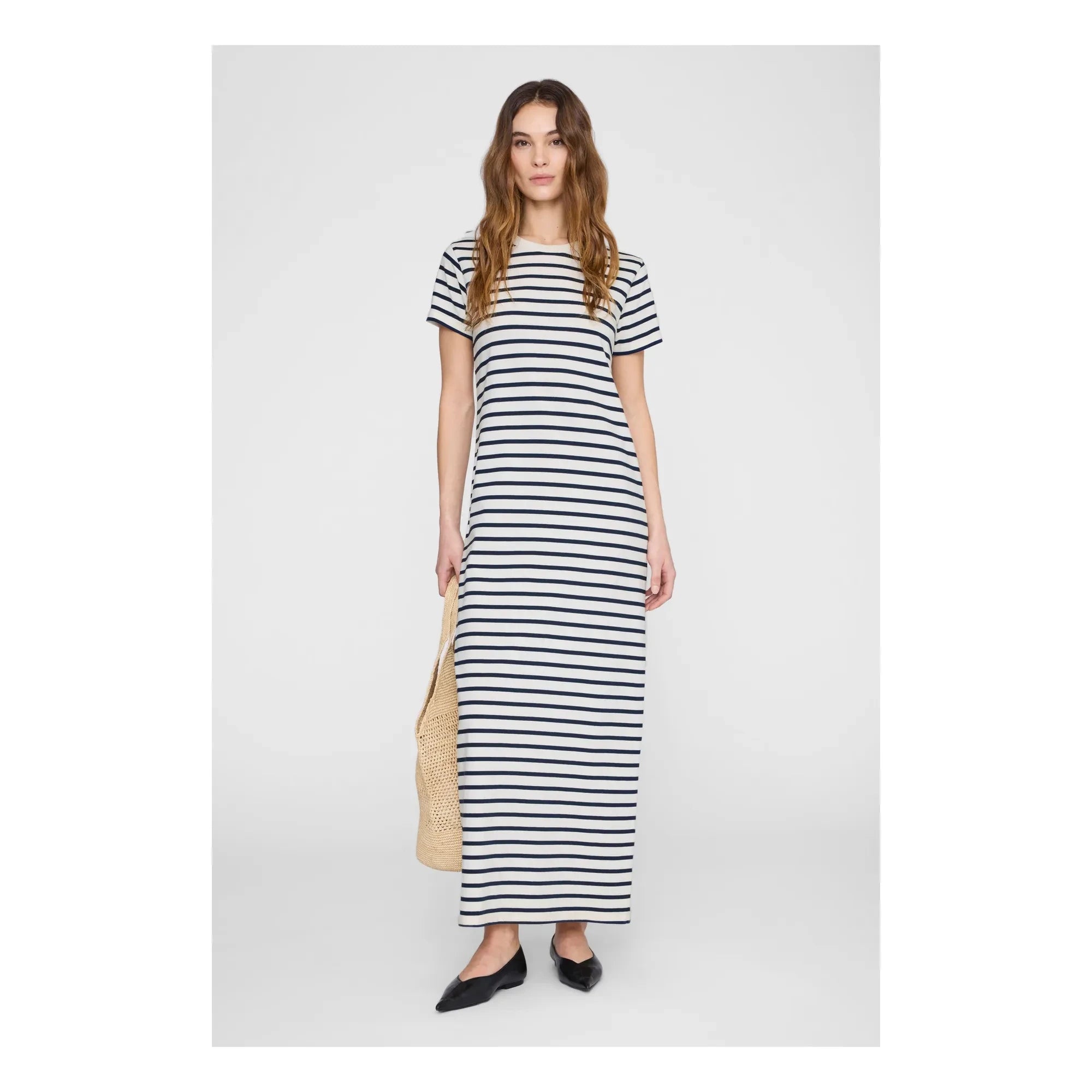 Anine Bing - Vestido a Rayas Wynne | Azul
