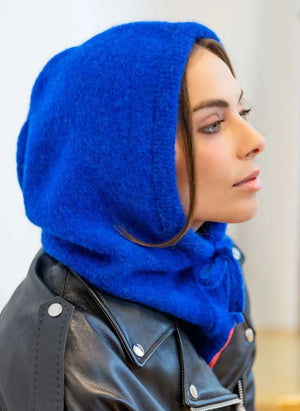 K'puche - Sudadera con capucha de alpaca Kim | Azul royal